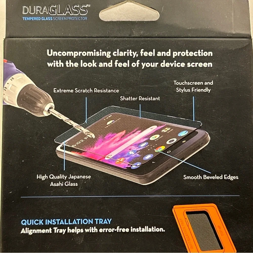 New DURAGLASS Tempered Glass Screen Protector for Alcatel TCL 30 Z